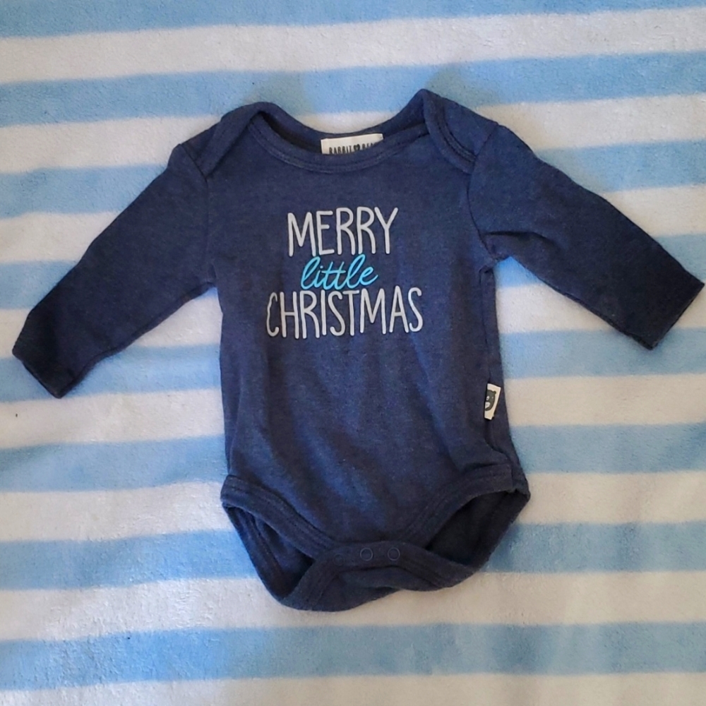 Rabbit + Bear Christmas Diaper shirt